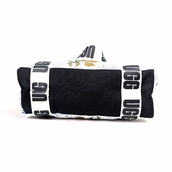 UGG Multicolor Print White Canvas Shopper Tote - Picture 4 of 5